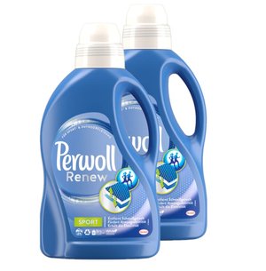 Perwoll Renew Flüssigwaschmittel, 2 x 24 Wäschen, Hygiene-Waschmittel für Sport- & Funktionskleidung