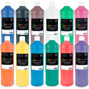 Malverk Junior Gouache Farben 10er-Set auf Wasserbasis