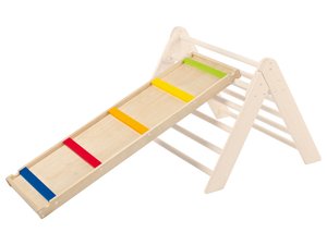 Playtive Kletterleiter und Rutsche, 2in1, aus Birkensperrholz