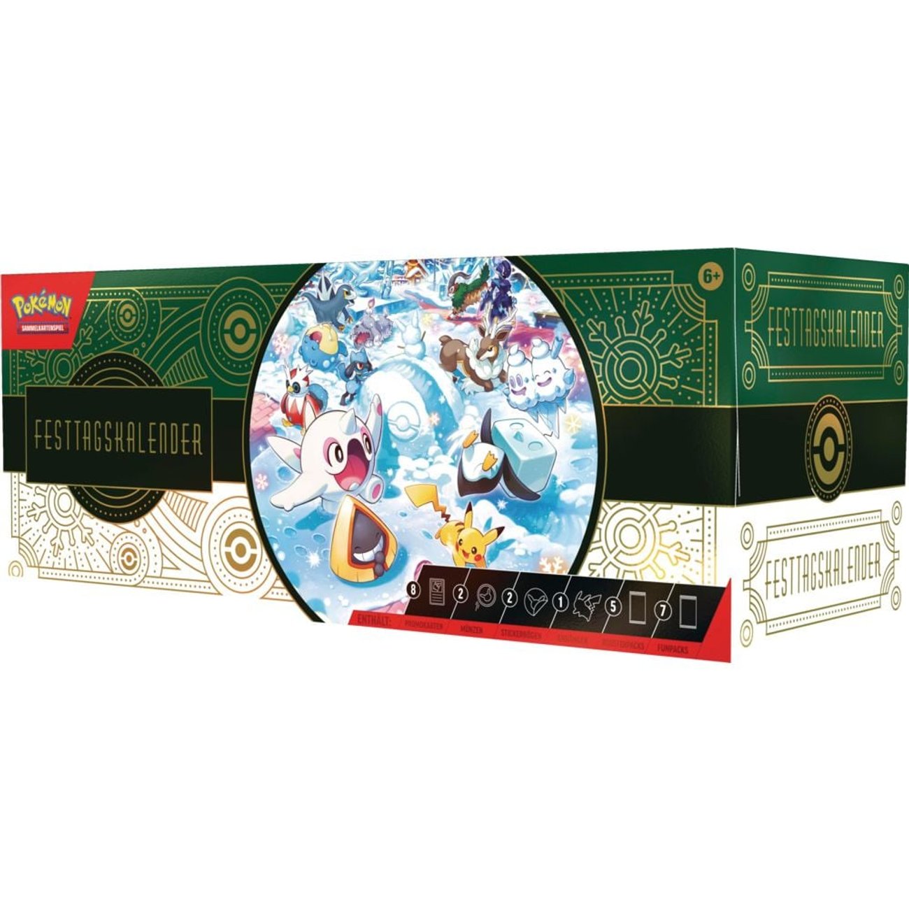 Pokémon Adventskalender 2024 mit Sammelkarten