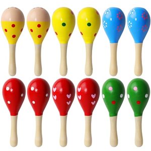 Holz Maracas 12er-Set