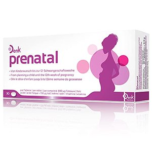 prenatal Denk: Nahrungsergänzungsmittel mit Vitaminen und Jod beim Kinderwunsch und während der Schw