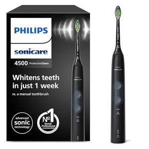 Philips Sonicare ProtectiveClean 4500 elektrische Zahnbürste, Schallzahnbürste mit 2 Putzmodi, Clean