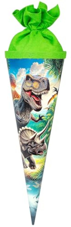 Schultüte mit Motiv Dinosaurier