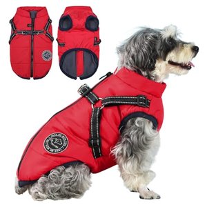 Savlot Hundejacke Winterweste Jacken Hundemantel Hundepullover Haustier Skifahren Kostüm Ärmellose B