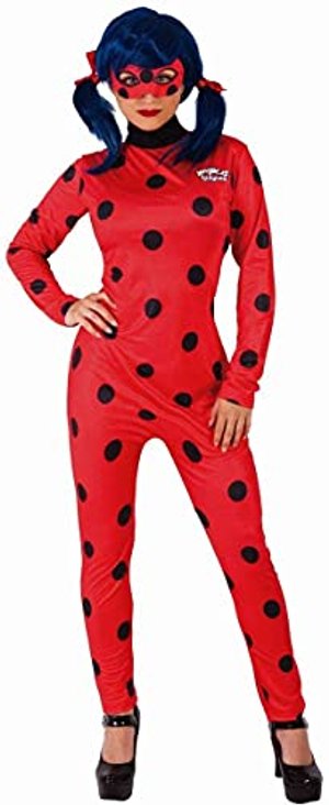 Rubies - Miraculous Ladybug für Erwachsene, Gr. S,M,L - Marienkäfer (Medium)