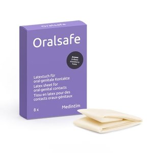 MEDintim - Oralsafe 8 Schutztücher aus Latex