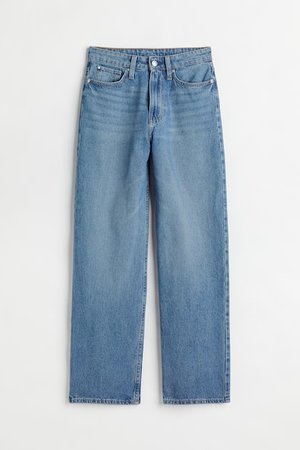 Loose Straight High Jeans