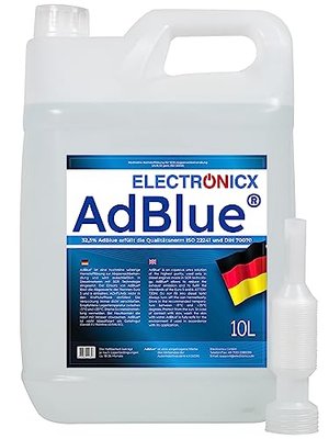 Electronicx AdBlue 10 Liter für Diesel Kanister Harnstofflösung gemäß ISO 22241/1 DIN 70070 VDA lize