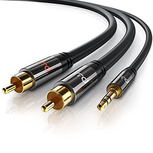 CSL Cinch auf Klinke Kabel (2 Meter)