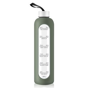 1 Liter Glas Wasserflasche