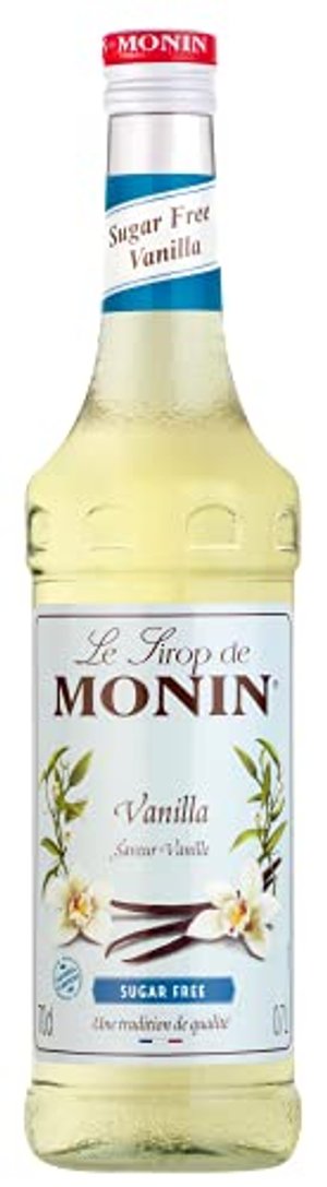Monin Sirup Vanille Light zuckerfrei 700 ml für Cocktails und Kaffee