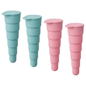 UPPFYLLD Form für Eis - aufklappbar türkis/rosa 16 cm