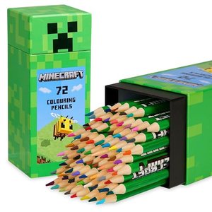 Minecraft Buntstifte-Set in Creeper Design-Box