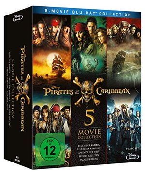 „Fluch der Karibik“-Box: Film 1 bis 5 auf Blu-ray