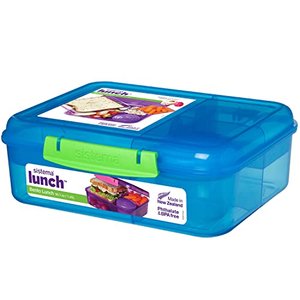 Sistema Bento Box LUNCH Brotdose Kinder mit Fächern, groß