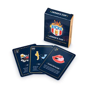 Evil Jared Hasselhoff Trinkspiel | Partyspiel | JARED'S Cup - Das Offizielle Party-Kartenspiel | 100