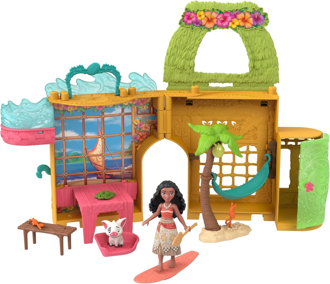 Mattel Disney Prinzessin Vaiana-Puppenhaus und -Puppe