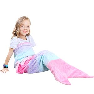 VHOME Kinder Meerjungfrau Decke Geschenke - Warmes Wohnzimmer