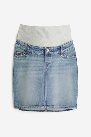 MAMA Jeansrock - Blau - Damen