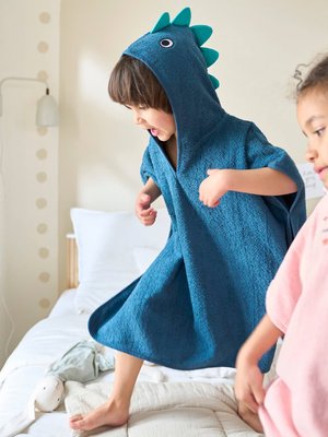 Vertbaudet Kinder Bade-Poncho Dino