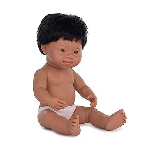 Miniland Babypuppe Junge, 38 cm