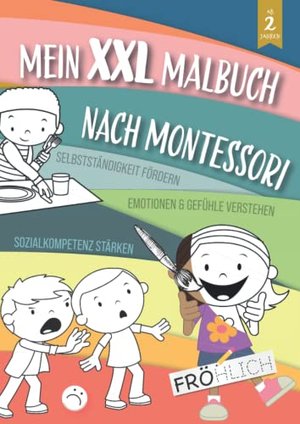 XXL Malbuch nach Montessori