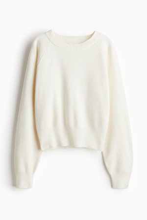 Kurzpullover - Weiß - Damen