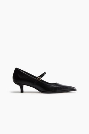 Pumps im Mary-Jane-Stil - Schwarz - Damen