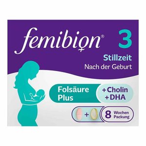 Femibion 3 Stillzeit 8-Wochen-Packung mit 56 Tabletten und 56 Kapseln, 2X56 St Kombipackung
