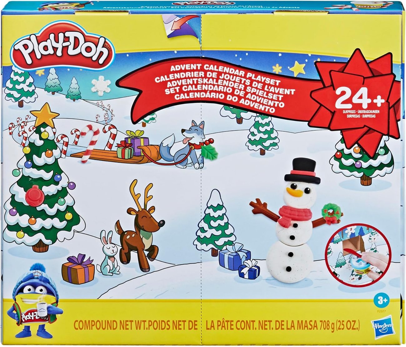 Play-Doh Adventskalender Spielset für Kinder