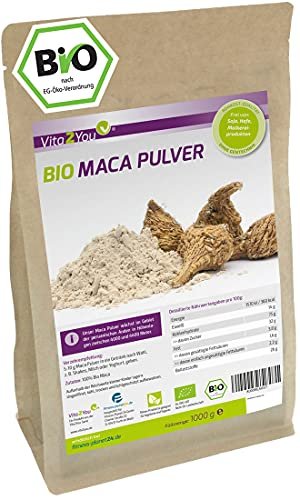 Vita2You Maca Pulver 1kg - Bio