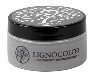 Lignocolor 100ml Kreidefarbe (Storm) Shabby Chic Lack