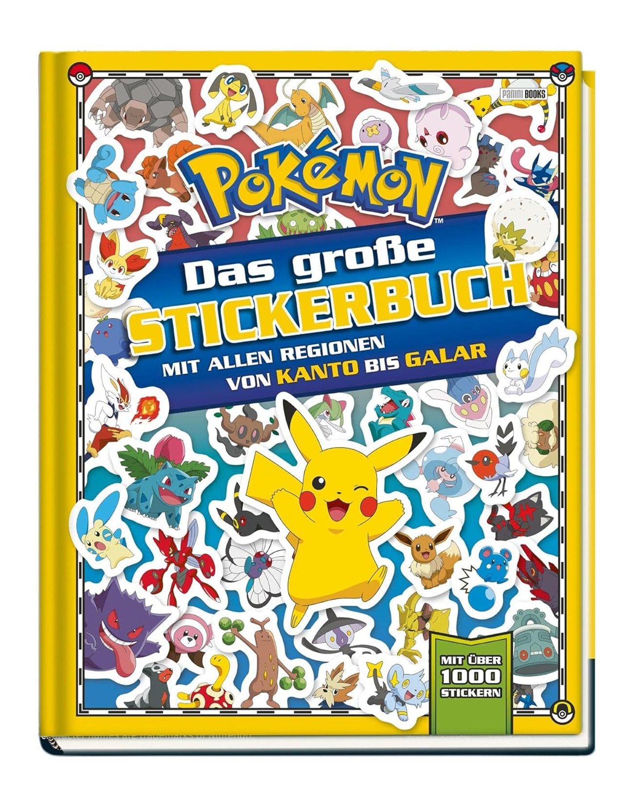 Pokémon: Das große Stickerbuch mit allen Regionen von Kanto bis Galar: mit über 1000 Stickern