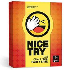 Nice Try – Das Challenge Party Spiel