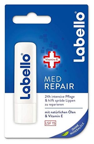 Labello Med Repair im 1er Pack, Lippenpflegestift mit Sonnenschutz