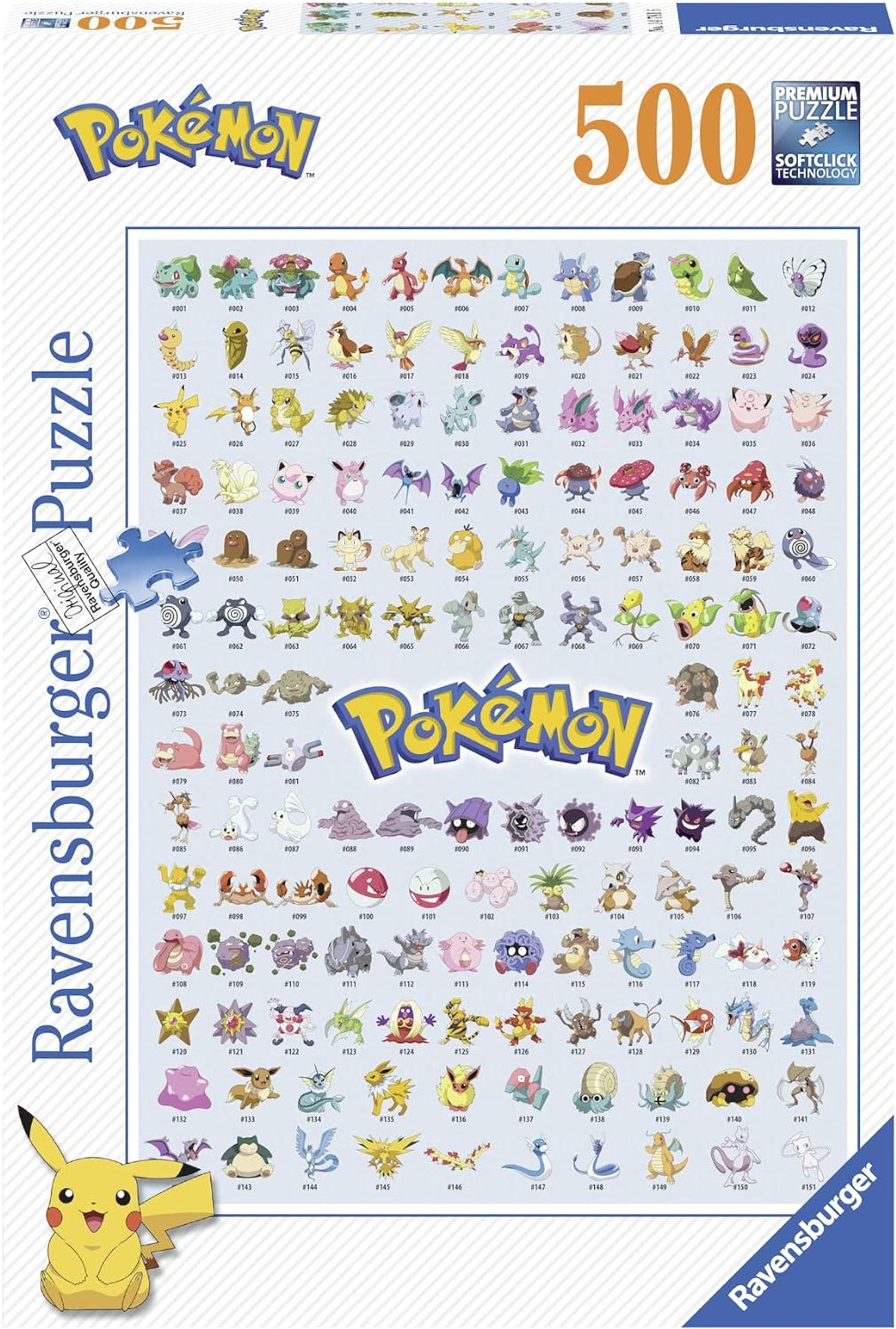 Ravensburger Pokémon Puzzle 500 Teile