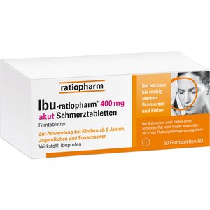 IBU-ratiopharm 400 mg akut Schmerztabletten