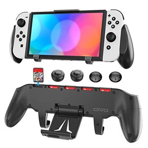 Grip mit verstellbarem Ständer inkl. Cartridge-Slots für Nintendo Switch/Switch OLED