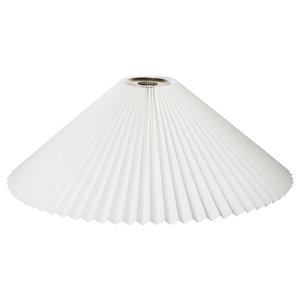 KUDDLAVA Hängeleuchtenschirm - plissiert weiß 59 cm