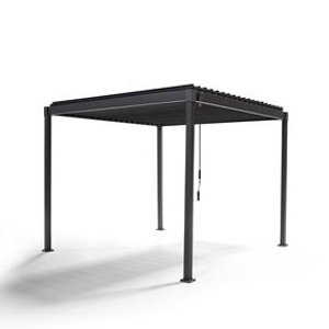 Mirador Pavillon mit Lamellendach, 3 x 3 m