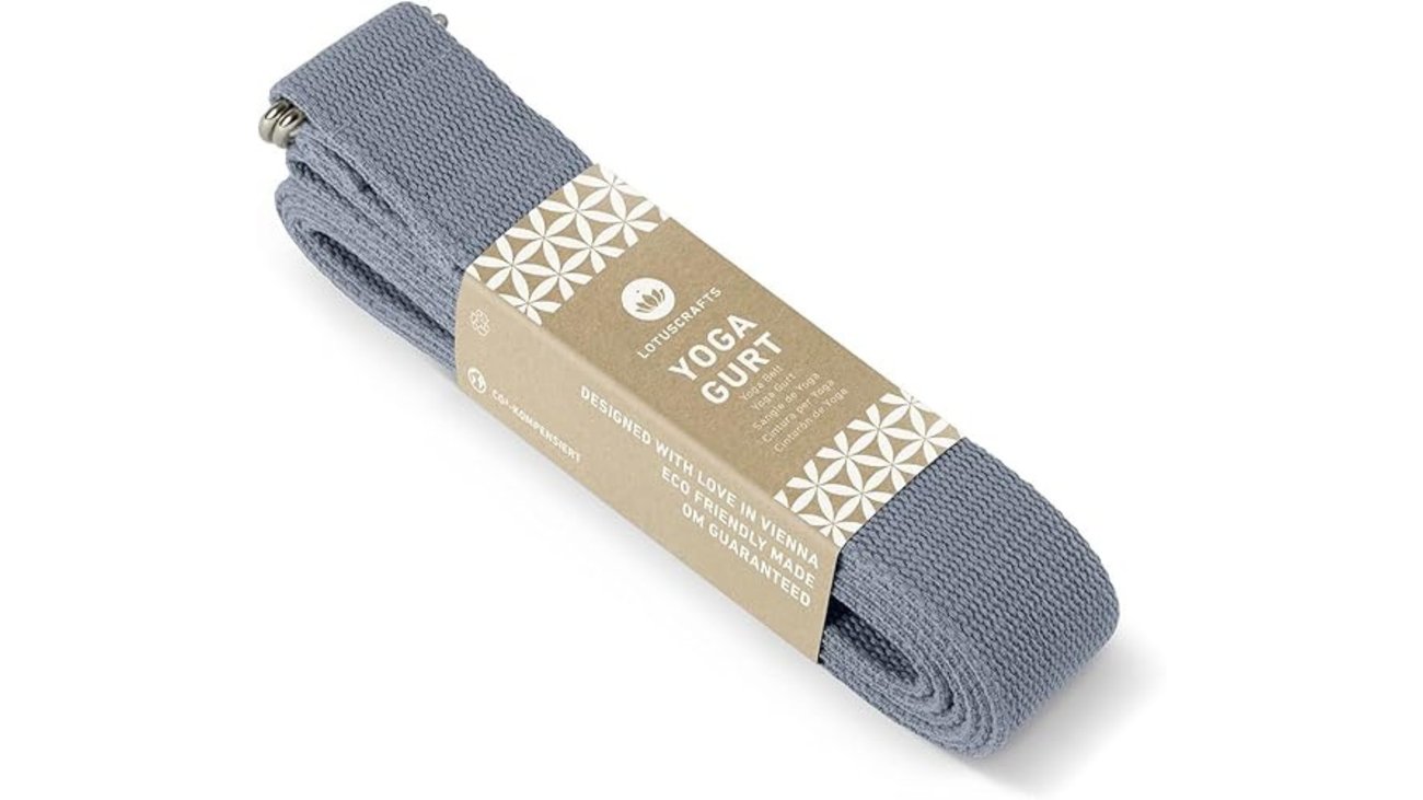 LOTUSCRAFTS Yogagurt 2,5 m, 100% Bio-Baumwolle