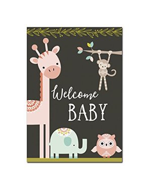 Glückwunschkarte zur Geburt: Welcome Baby