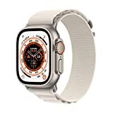 Apple Watch Ultra (GPS + Cellular, 49mm) Smartwatch - Titangehäuse, Alpine Loop Polarstern - Small. 