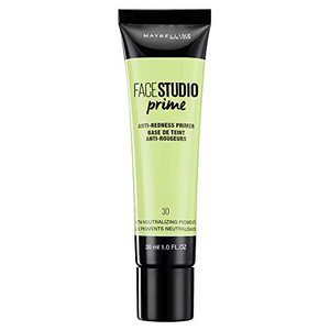 Maybelline New York Prime Protect Makeup Primer gegen Rötungen, 30 ml