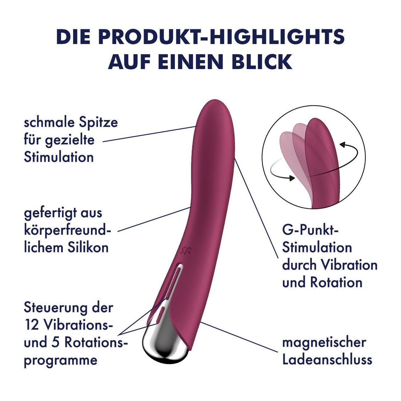 Satisfyer Satisfyer 'Spinning Vibe 1', 17,5&#160;cm