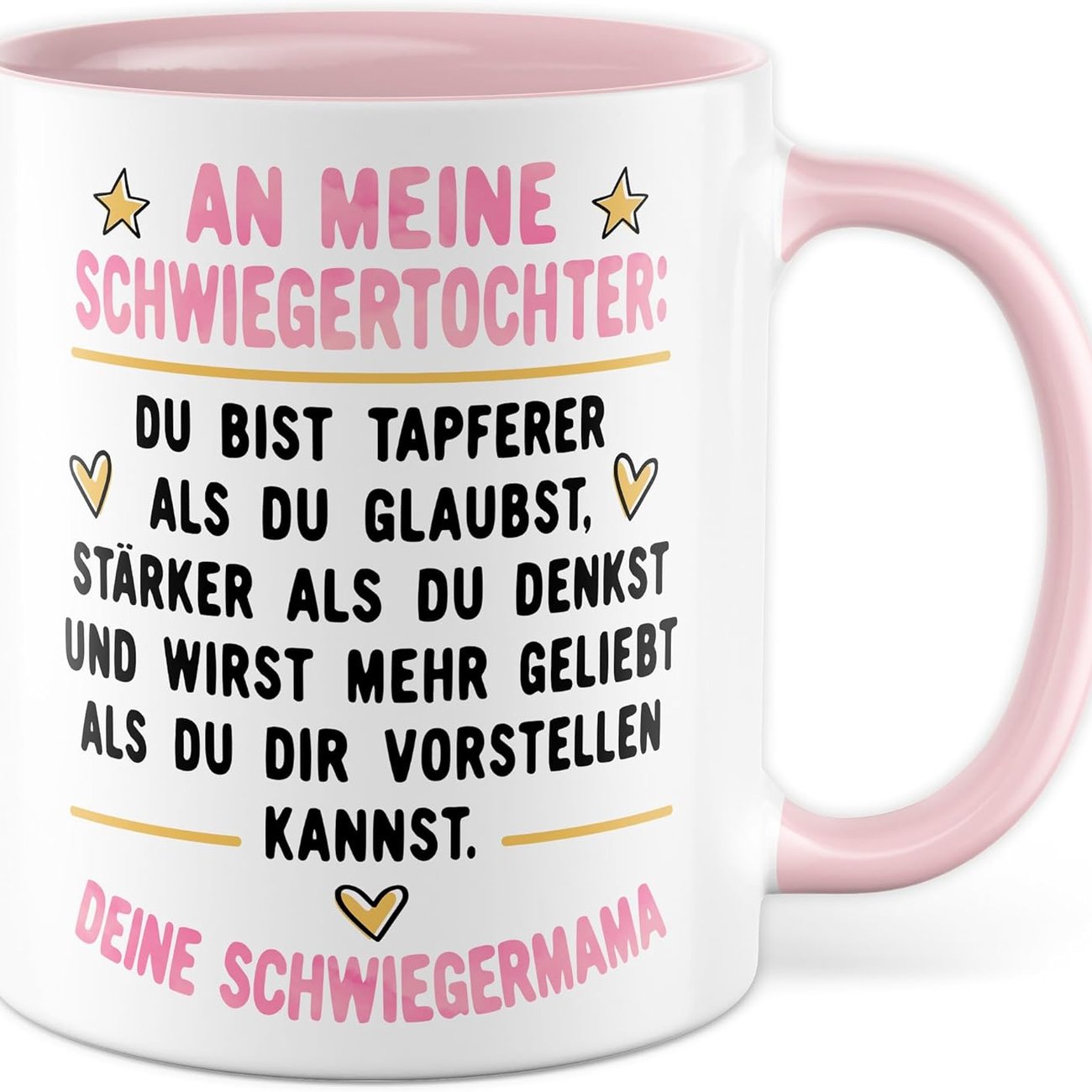 Schwiegertochter Geschenk-Tasse