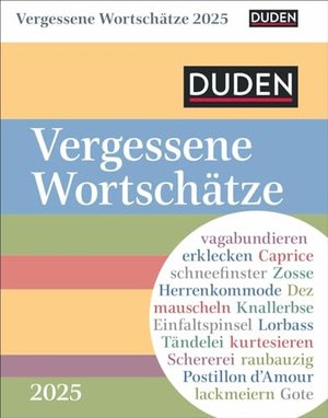 Vergessene Wortschätze - Tagesabreißkalender 2025