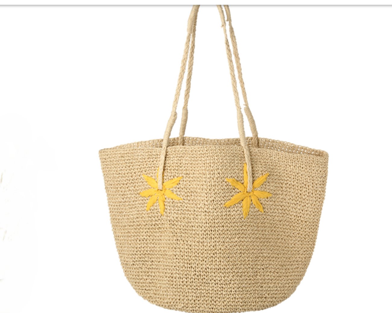 Strandtasche aus strukturiertem Material