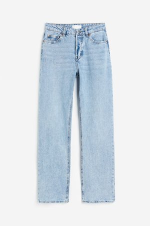 Straight High Jeans - Blau - Damen